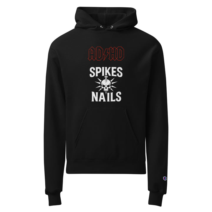 Rewired for Greatness ADHD Hoodie in black – front view