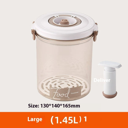 Food Vacuum Storage Box With Free Vacuum Kitchen Sealer Container Transparent Organization Sealed Tank Cans Lunch Box Gift