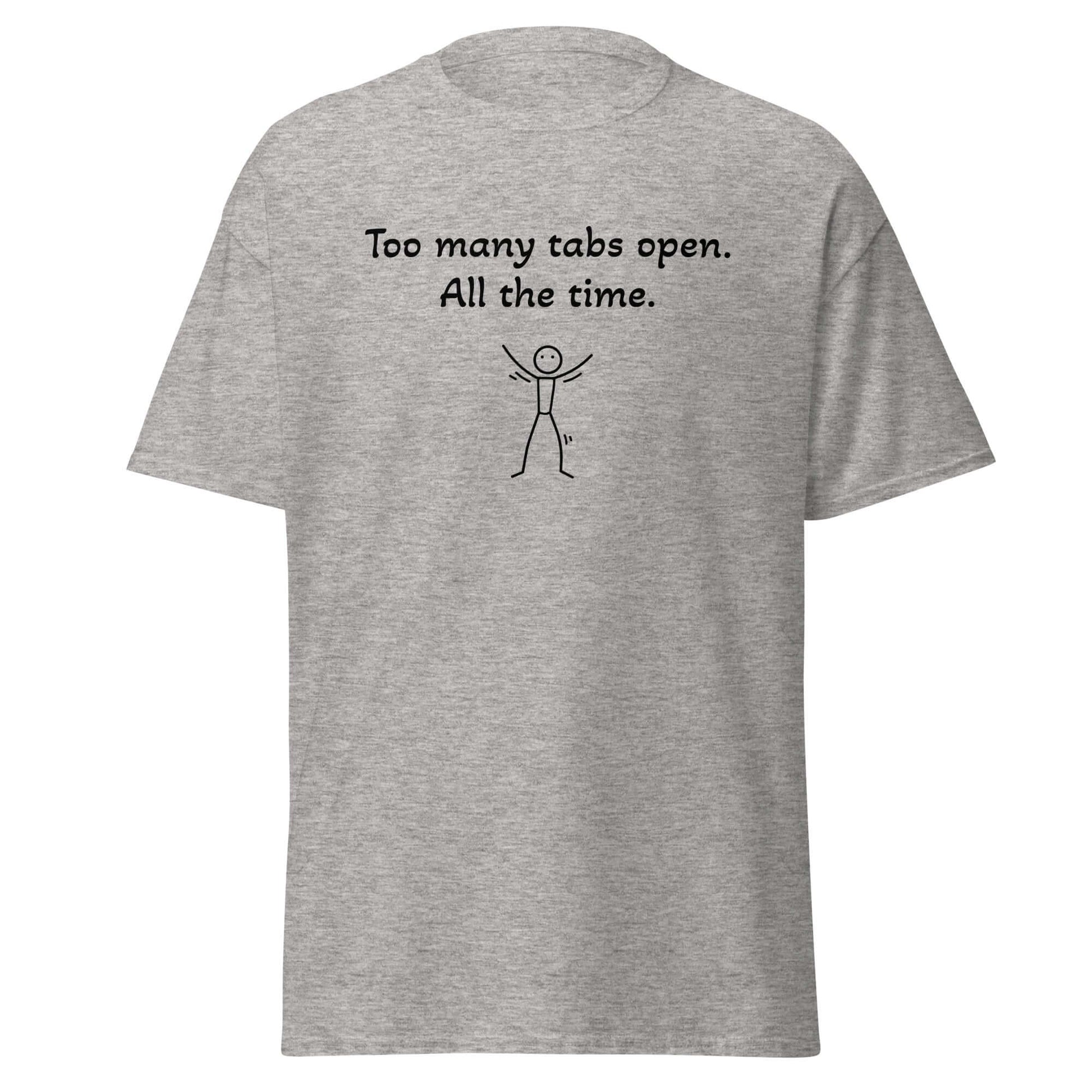 Unisex classic tee-NeuroGlow by NAS-Sport Grey-S-NeuroGlow by NAS