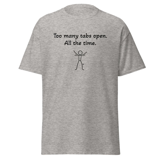 Unisex classic tee-NeuroGlow by NAS-Sport Grey-S-NeuroGlow by NAS