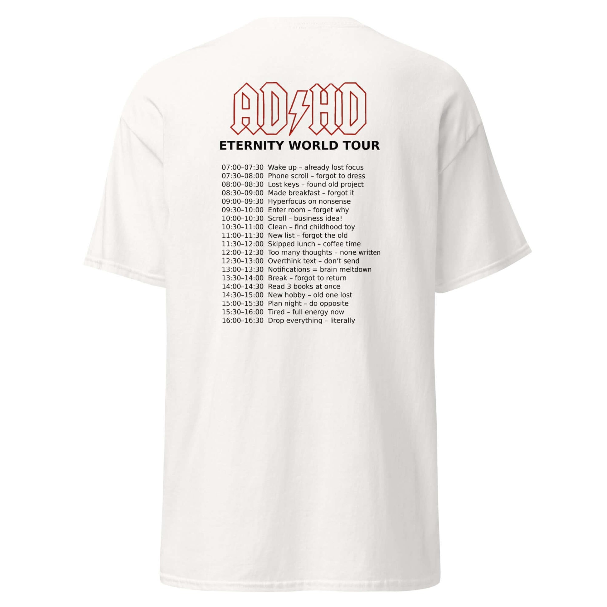 Unisex classic tee ADHD on TOUR-NeuroGlow by NAS-NeuroGlow by NAS