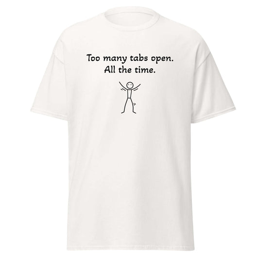 Unisex classic tee-NeuroGlow by NAS-White-S-NeuroGlow by NAS