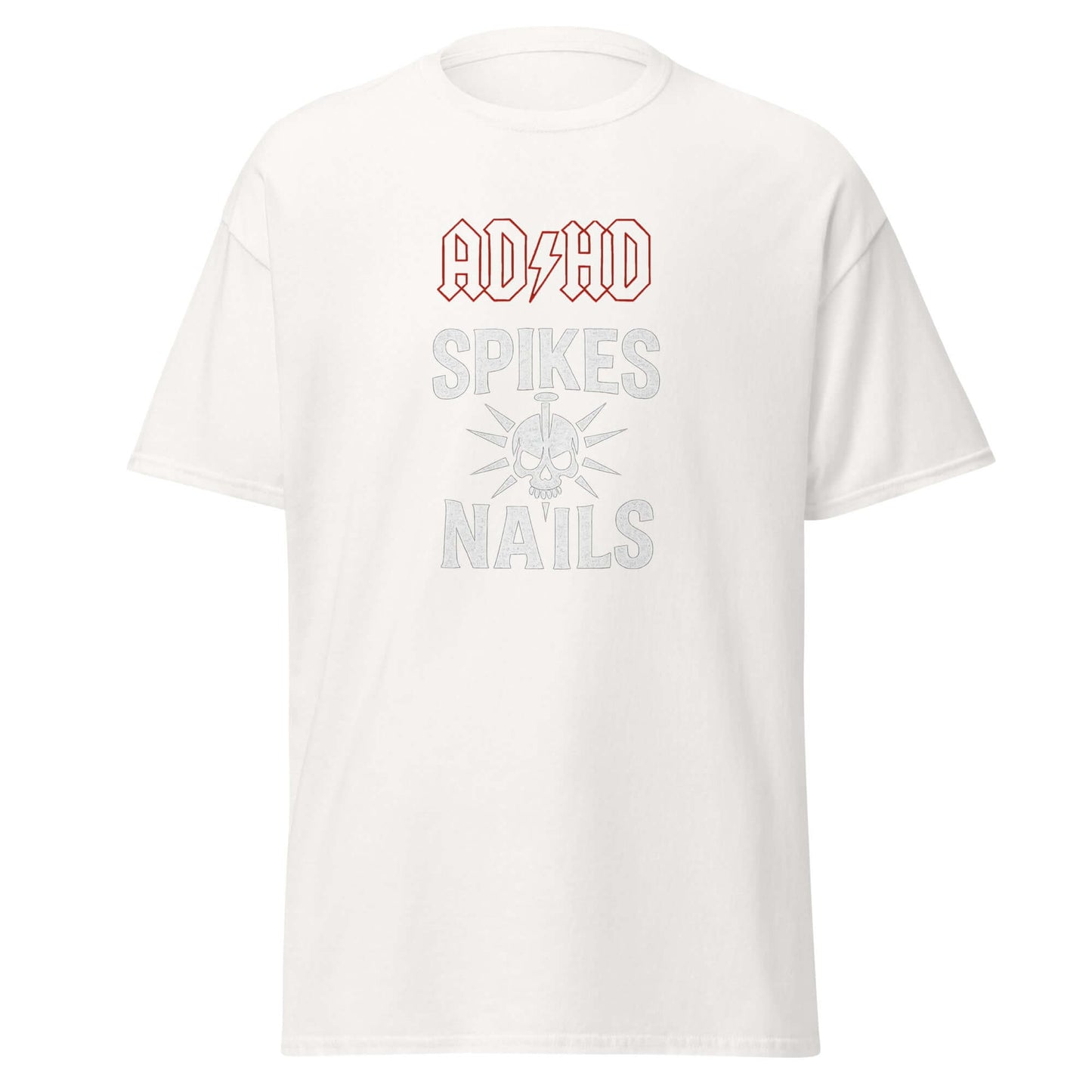 Unisex classic tee ADHD on TOUR-NeuroGlow by NAS-White-S-NeuroGlow by NAS
