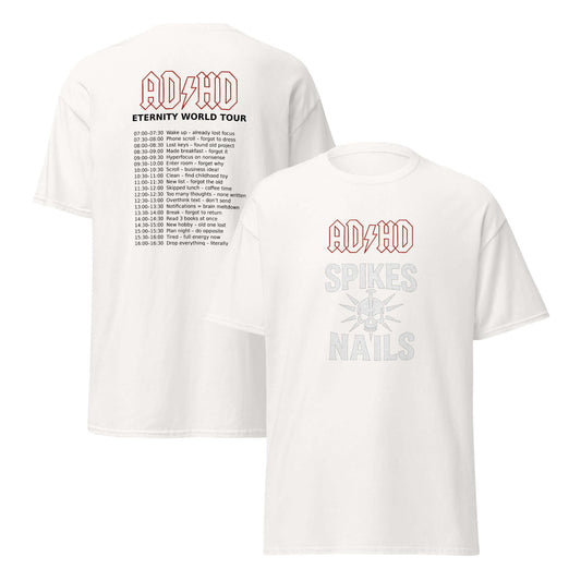 Unisex classic tee ADHD on TOUR-NeuroGlow by NAS-NeuroGlow by NAS